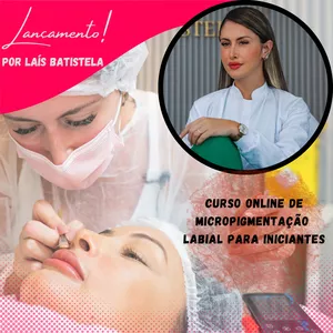 Imagem de Curso Online de Micropigmentação Labial. criado por Laís na hotmart