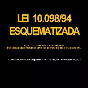 Imagem de capa para o Ebook  LEI 10.098/94 ESQUEMATIZADA