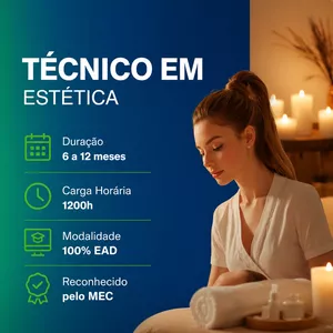 Imagem do curso Curso Técnico em Estética