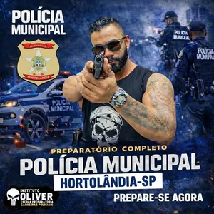 Imagem do curso 👮‍♂️ PREPARATÓRIO COMPLETO GUARDA MUNICIPAL DE HORTOLÂNDIA - SP👮‍♂️ GCM - INSTITUTO ÓLIVER