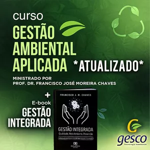 Imagem de capa para o Curso online GESTÃO AMBIENTAL APLICADA + E-BOOK - GESTÃO INTEGRADA