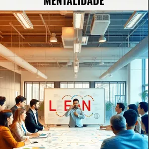 Imagem de capa para o Ebook Lean uma mudança de mentalidade