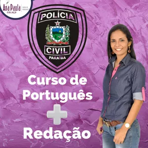 Imagem principal do produto Curso de Português e Redação da Polícia Civil Paraíba