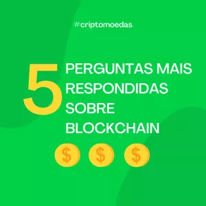 Imagem de capa para o Ebook As 5 Perguntas mais respondidas sobre Blockchain 