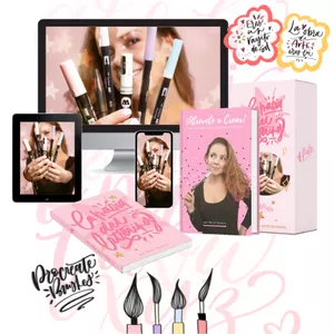 Imagen de portada para Curso online La Magia del Lettering - Combo