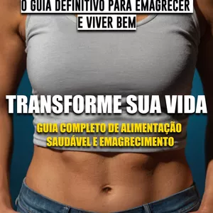 Imagem de capa para o Ebook Guia Completo de Alimentação Saudável e Emagrecimento: Transforme sua vida com saúde e leveza: o guia definitivo para emagrecer e viver bem
