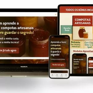 Imagem de capa para o Ebook COMPOTAS ARTESANAIS