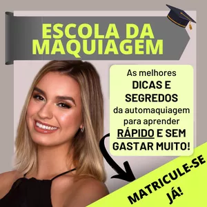 Imagem do curso ESCOLA DA MAQUIAGEM - Automaquiagem do Zero ao Avançado
