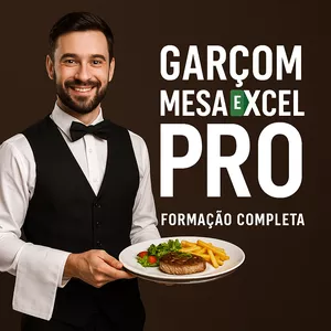 Imagem do curso Garçom MesaExcel Pro – Formação Completa 