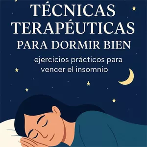 Imagen de portada para Ebook Dile adiós al insomnio con estas 5 Técnicas terapéuticas para calmar la mente, el cuerpo y volver a descansar. También ayuda a tu ansiedad.