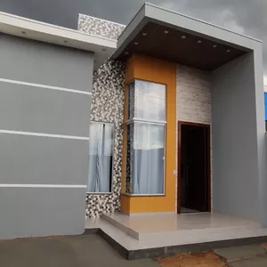 Projeto de casa moderna de 65 Metros.