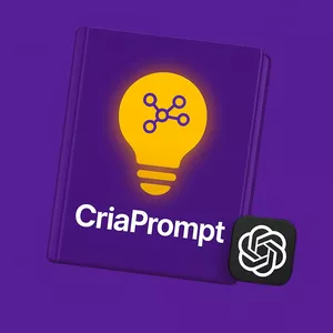 Imagem de capa para o Ebook 🚀 CriaPrompt — Aprenda a conversar com a IA (7 Regras de Ouro)