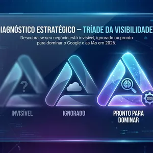 Imagem de capa para o Serviço online Diagnóstico Estratégico – Tríade da Visibilidade™
