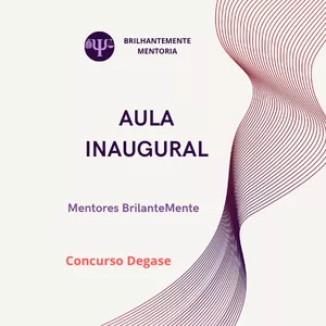 Imagem de capa para o Ebook AULA INAUGURAL DEGASE