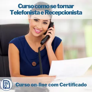 Imagem do curso Curso de Telefonista e Recepcionista