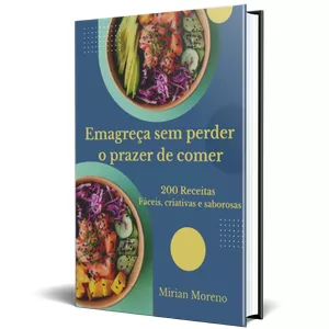 Imagem de capa para o Ebook Emagreça sem perder o prazer de comer