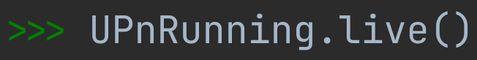 UPnRunning.Live()