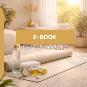 Imagem de capa para o Ebook E-book - Guia de 20 exercícios de Pilates no solo 