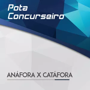 Imagem de capa para o Curso online Anáfora x Catáfora