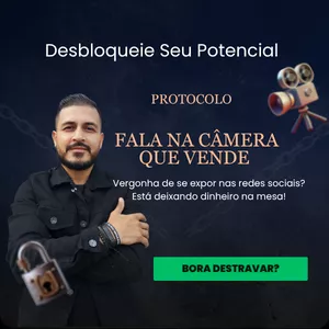 Imagem de capa para o Curso online Fala na Câmera que Vende 