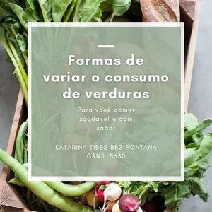 Imagem de capa para o Ebook    Forma de Variar o Consumo de Verduras e Legumes