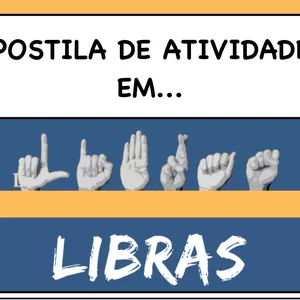 Imagem de capa para o Ebook APOSTILA DE ATIVIDADES EM LIBRAS🫰🏻
