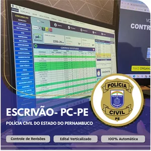Imagem do curso Planilha do Aprovado - PC-PE - Escrivão
