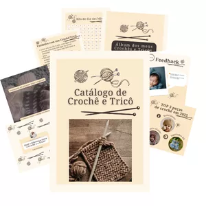 Imagem de capa para o Curso online Catálogo para Crochê e Tricô