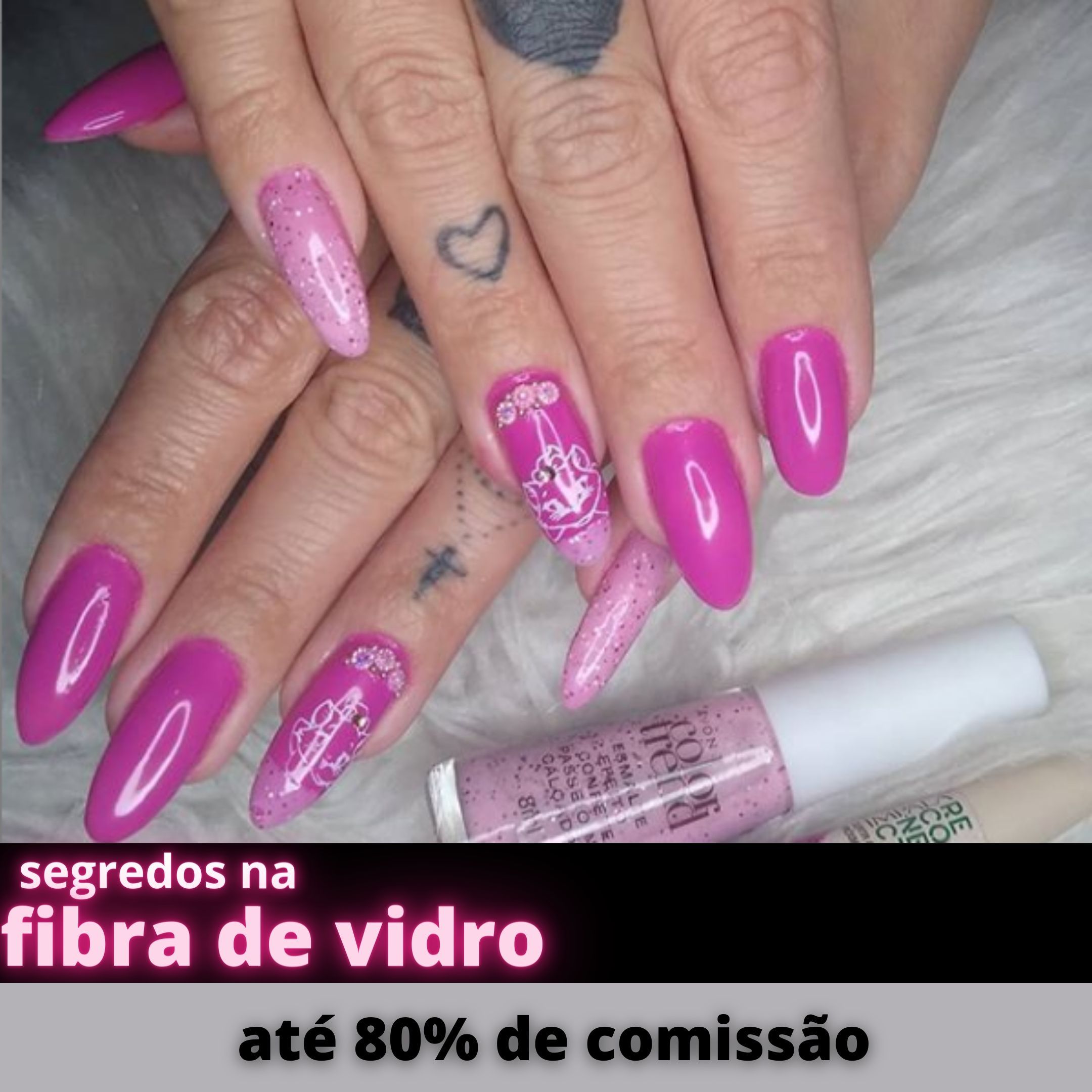 Imagem de segredos na fibra de vidro criado por Suzana na hotmart