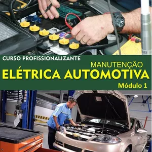 Imagem de capa para o Curso online Elétrica Automotiva! Básico ao Avançado! Motor de partida, alternador, injeção eletrônica, sensores, Multímetro e muito mais !