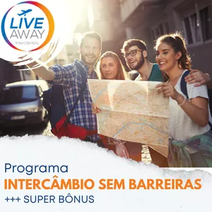 Imagem de capa para o Curso online Intercâmbio Sem Barreiras 4.0