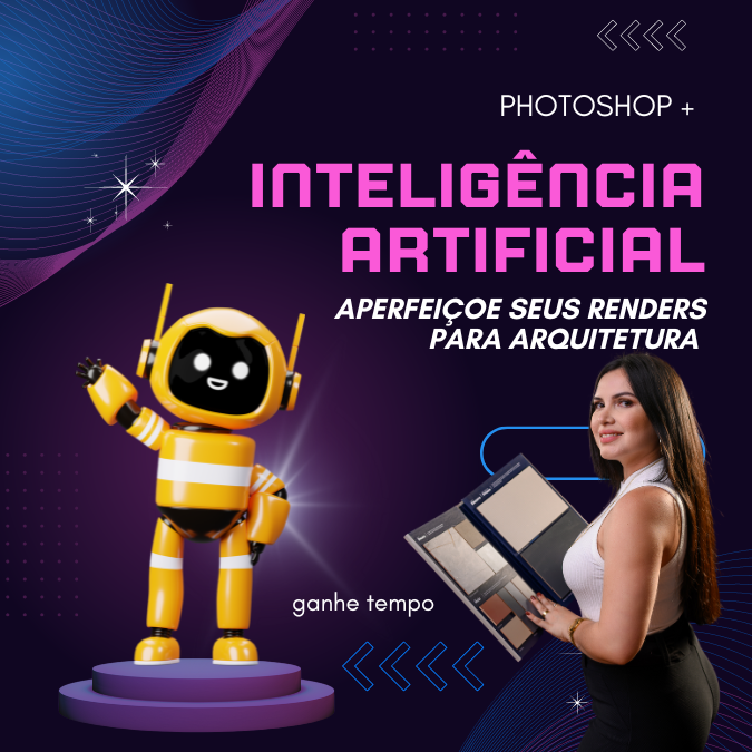 Imagem do curso Aperfeiçoe suas Imagens Renderizadas para Arquitetura com IA e Photoshop