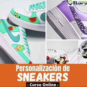 Imagen de portada para Curso online Curso de Personalización de Sneakers