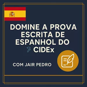 Imagem de capa para o Curso online Redação CIDEX em Espanhol: Do Zero à Aprovação