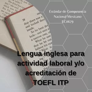 Imagem principal do produto Lengua inglesa para actividad laboral y/o acreditación de TOEFL ITP