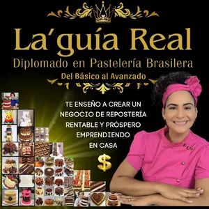 Imagen de portada para Curso online La'guía Real - Diplomado en Pasteleria Brasilera