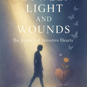 Cover image for Ebook Between light and wounds: The journey of sensitive hearts 