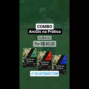 Imagem de capa para o Ebook Pacote do ArcGis na Prática 