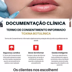 Imagem de capa para o Curso online Termo de Consentimento Informado - Toxina Botulínica
