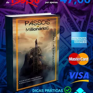 Imagem de capa para o Ebook Passos Milionarios