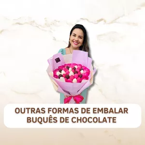 Imagem de capa para o Curso online Outras formas de embalar buquês de chocolate