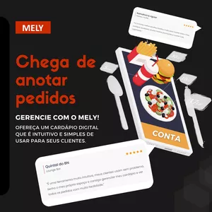 Imagem de capa para o Curso online Mely, transforme a experiência do cliente com seu próprio cardápio/catálogo digital personalizável 
