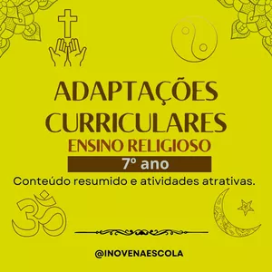 Imagem de capa para o Ebook Ensino Religioso 7º ano - Adaptações Curriculares