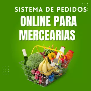 Imagem de capa para o Curso online Sistema  de Pedidos Online para Mercearia + App de Receber Pedidos