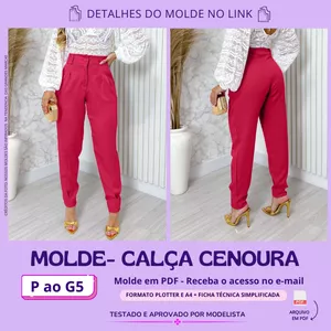 Imagem de capa para o Curso online MOLDE CALÇA CENOURA LINHO