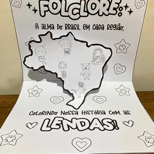 Imagem de capa para o Ebook Cartão 3D - Folclore