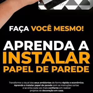 Imagem de capa para o Ebook Faça você mesmo! Aprenda todos os segredos da instalação de papel de parede