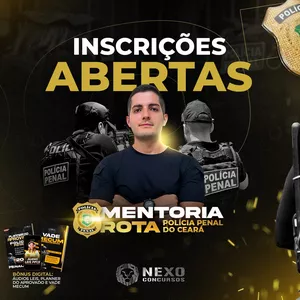 Imagem de capa para o Curso online MENTORIA ROTA DA APROVAÇÃO PPCE