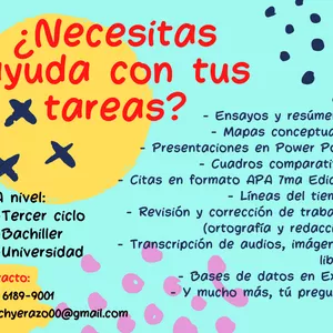Imagen de portada para Curso online ¿NECESITAS AYUDA CON TUS TAREAS?