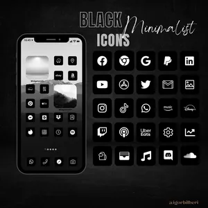 Imagem de capa para o Curso online Pack de Ícones Minimalistas para personalização de Iphone + Wallpapers